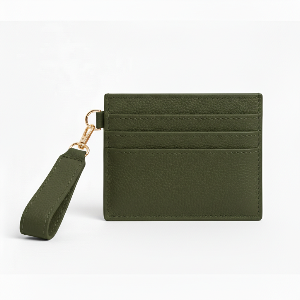 FIG CARDHOLDER - DARK OLIVE